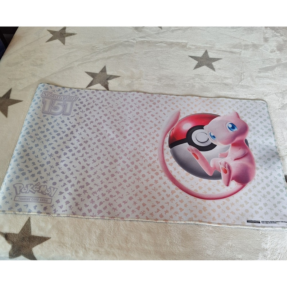 Pokemon TCG: Scarlet & Violet 151 Mew Gaming Play Mat Playmat UPC Ultra Premium